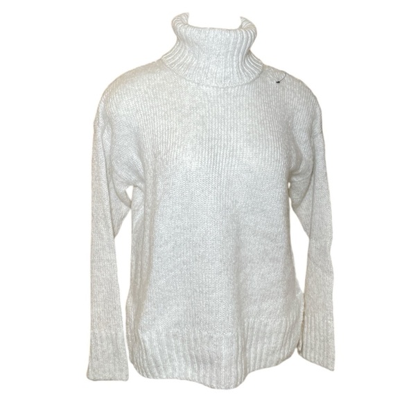 Banana Republic white turtleneck sweater XS Pet - Picture 1 of 5